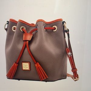 Dooney & Bourke Pebble Leather Drawstring